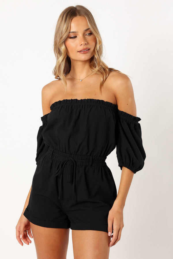 PLAYSUITS @Daniella Playsuit - Black