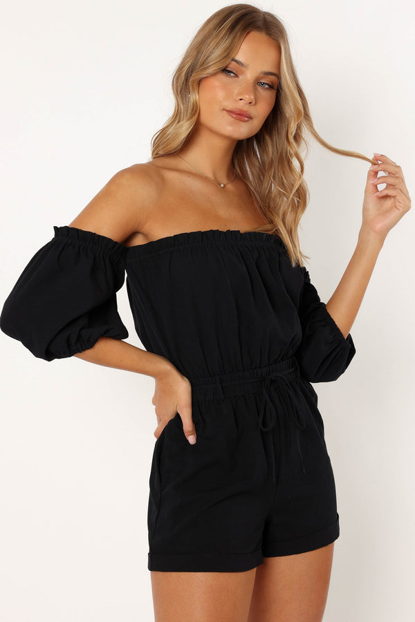 PLAYSUITS @Daniella Playsuit - Black