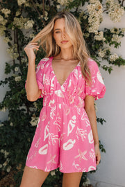 PLAYSUITS Dearlove Playsuit - Pink Shell
