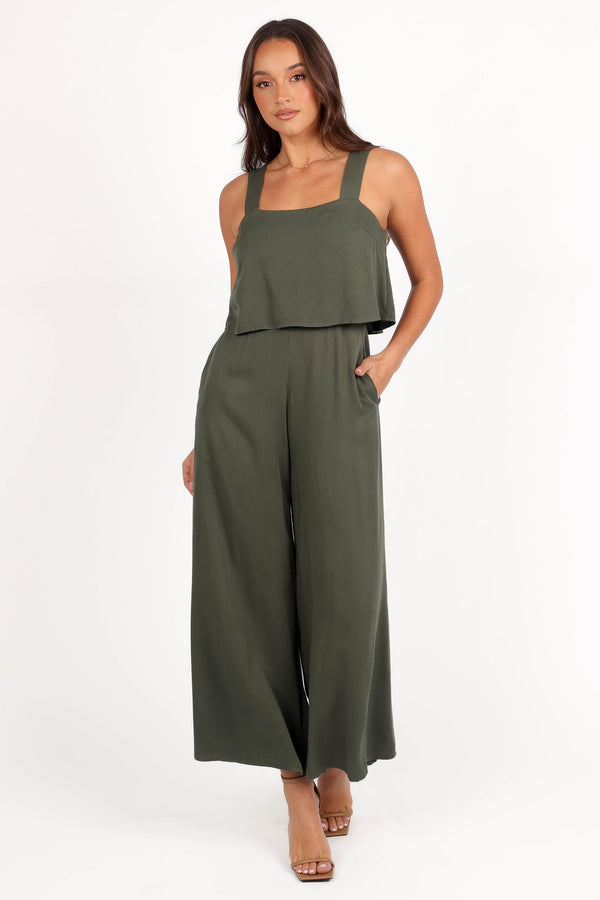 PLAYSUITS Delia Jumpsuit - Khaki