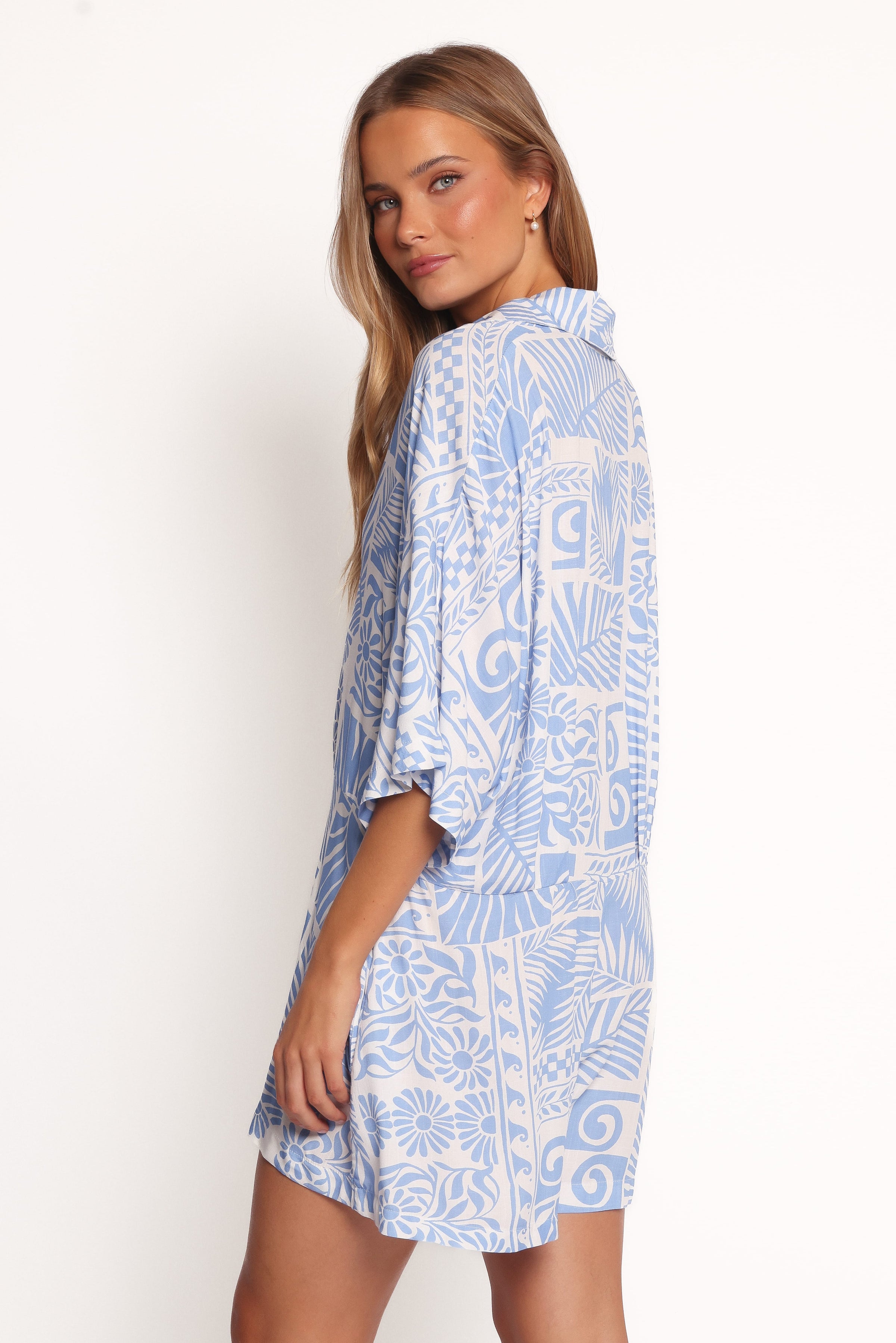 PLAYSUITS Ellisa Playsuit - Blue Floral