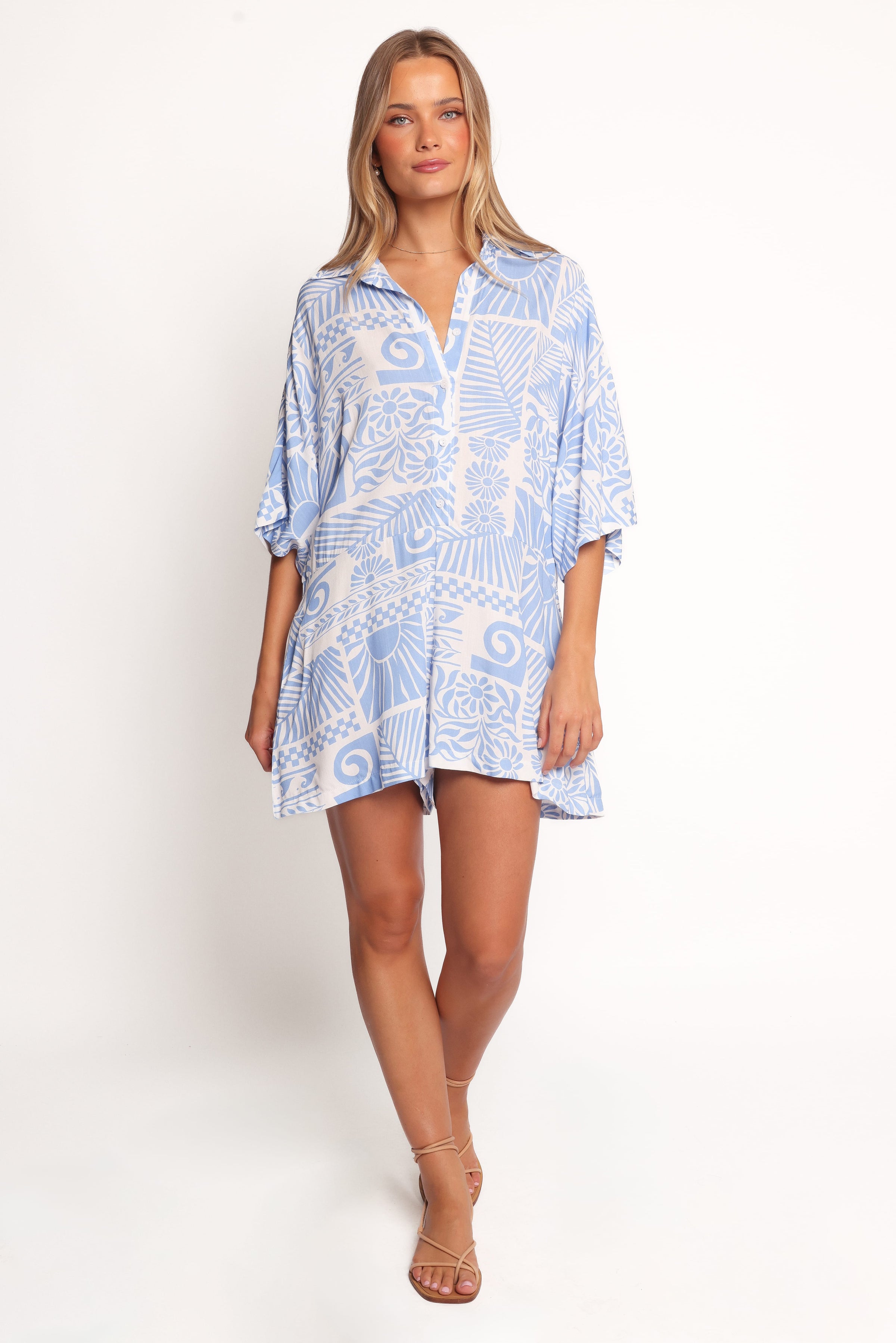 PLAYSUITS Ellisa Playsuit - Blue Floral
