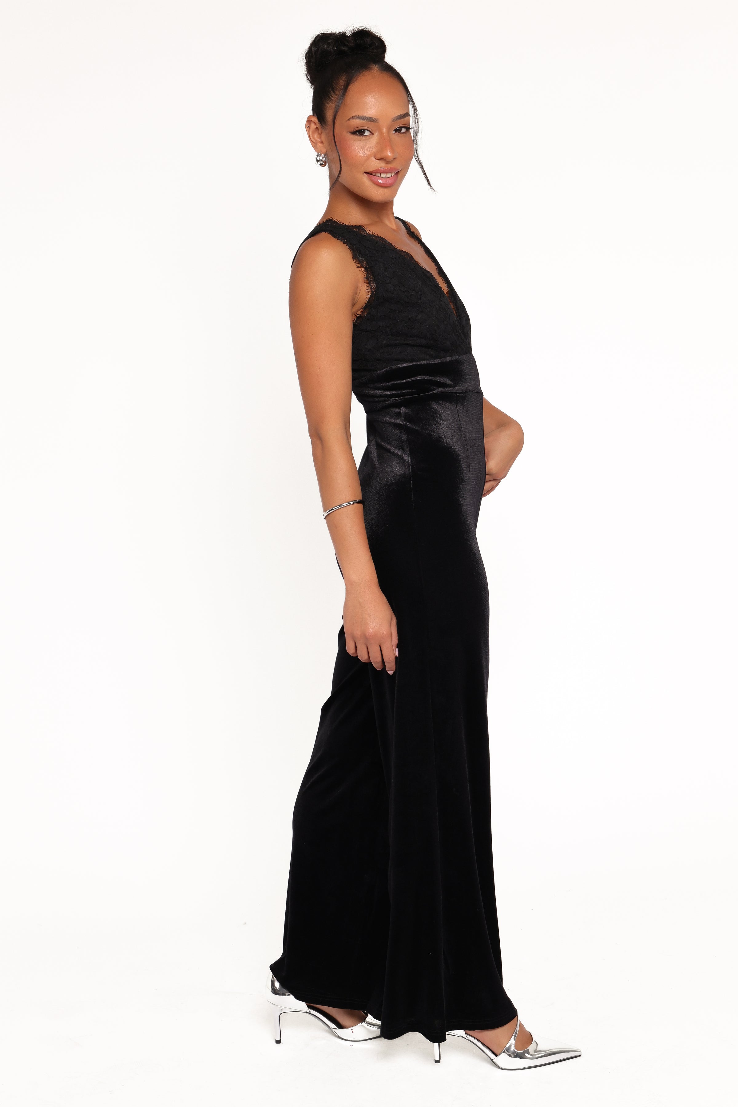 PLAYSUITS Eloise Jumpsuit - Black Velvet