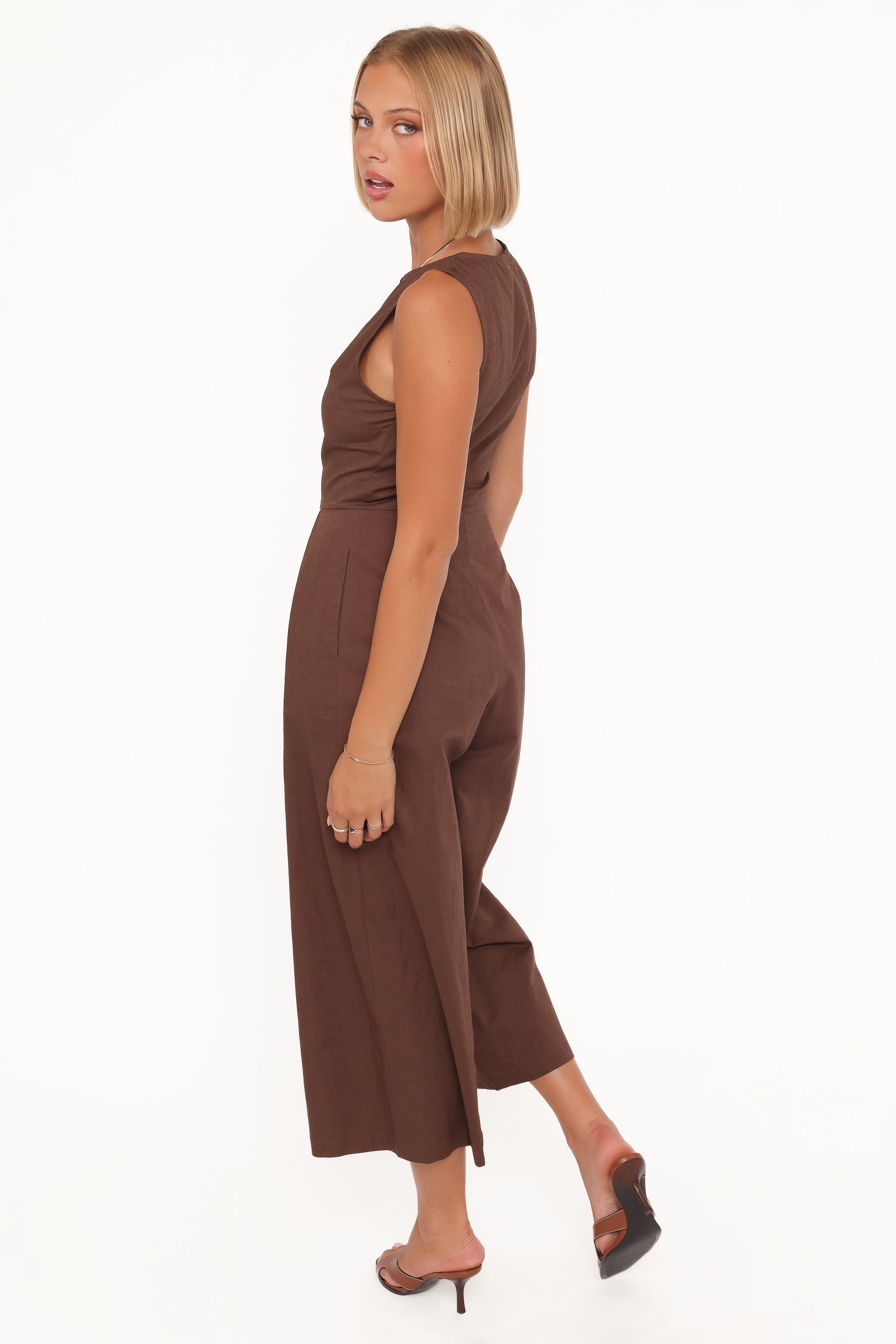 PLAYSUITS Ester Jumpsuit - Chocolate