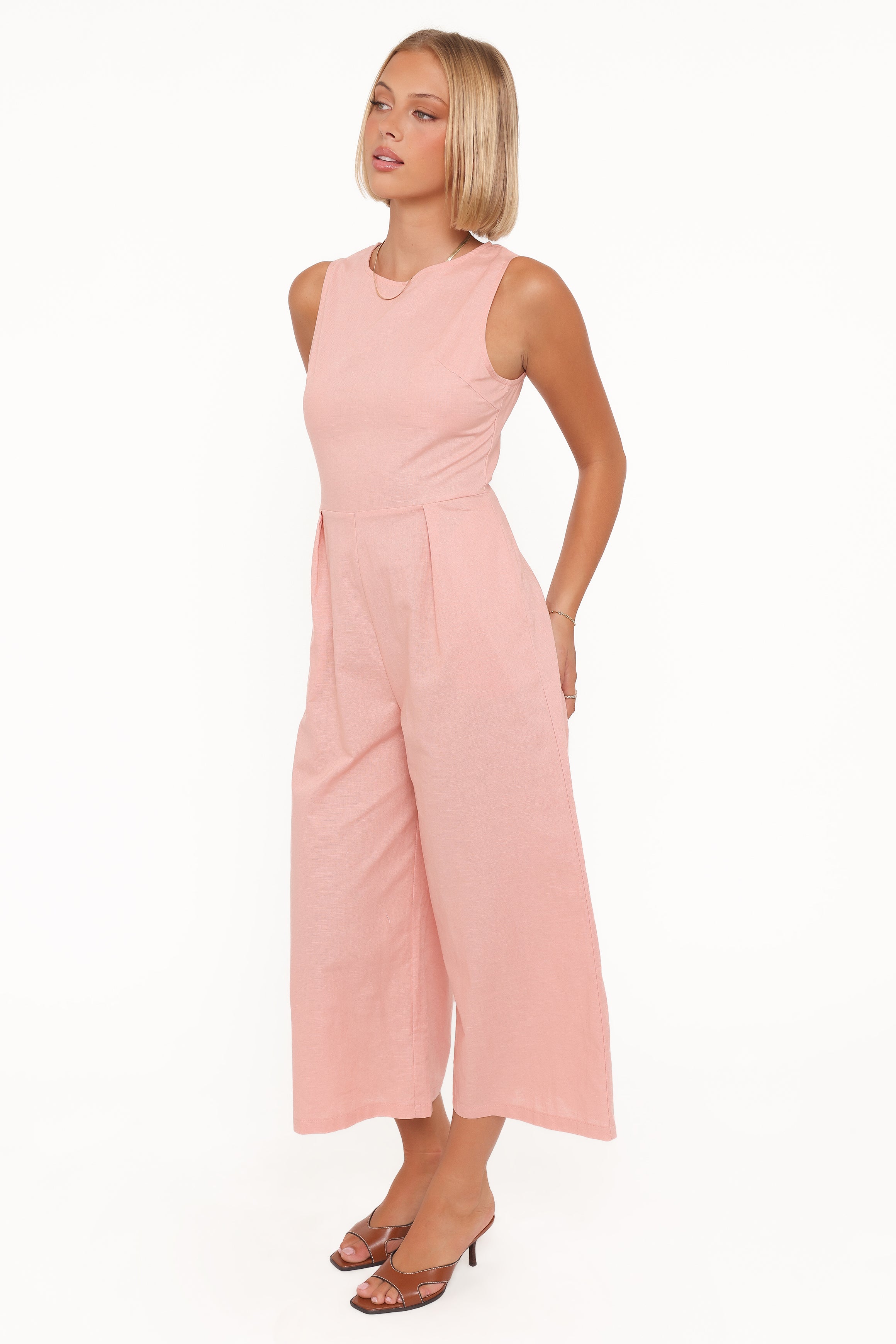 PLAYSUITS Ester Jumpsuit - Pale Pink