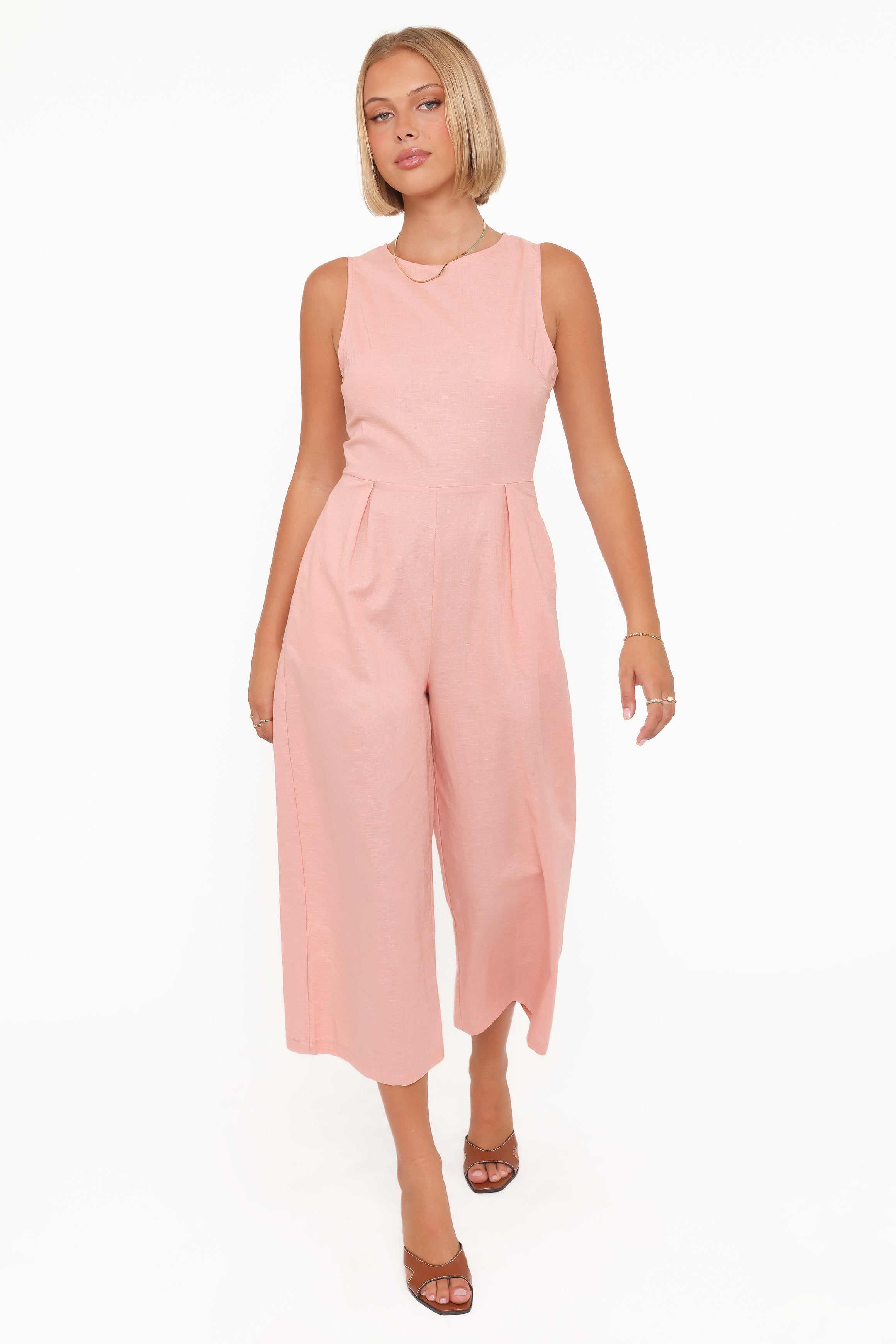 PLAYSUITS Ester Jumpsuit - Pale Pink