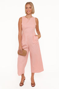 PLAYSUITS Ester Jumpsuit - Pale Pink