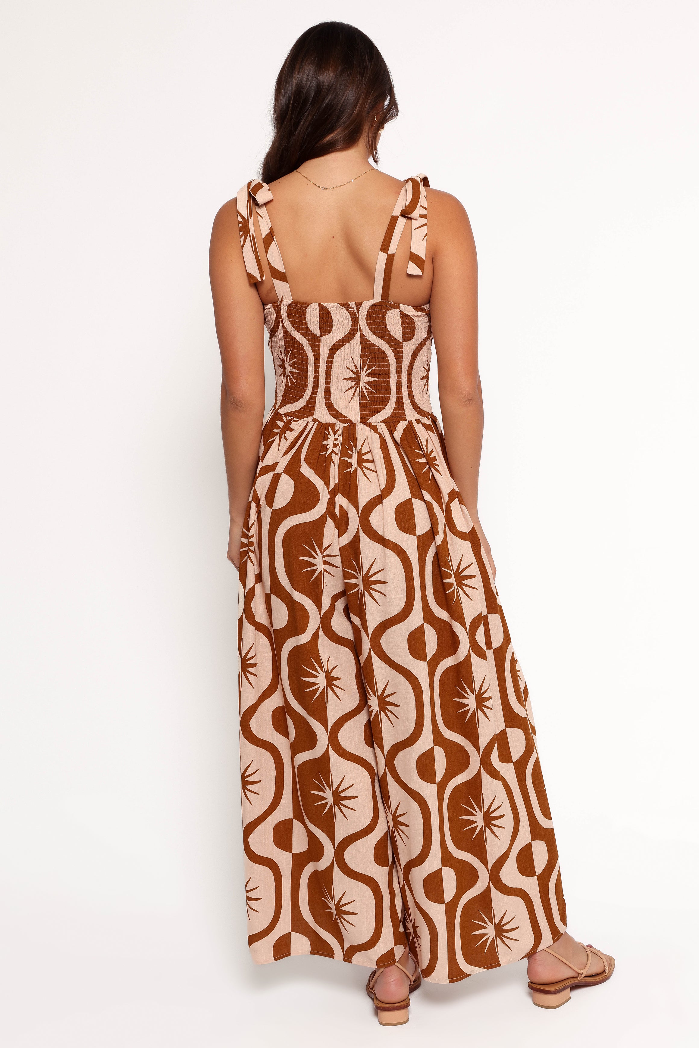 PLAYSUITS Ginelle Jumpsuit - Tan Print
