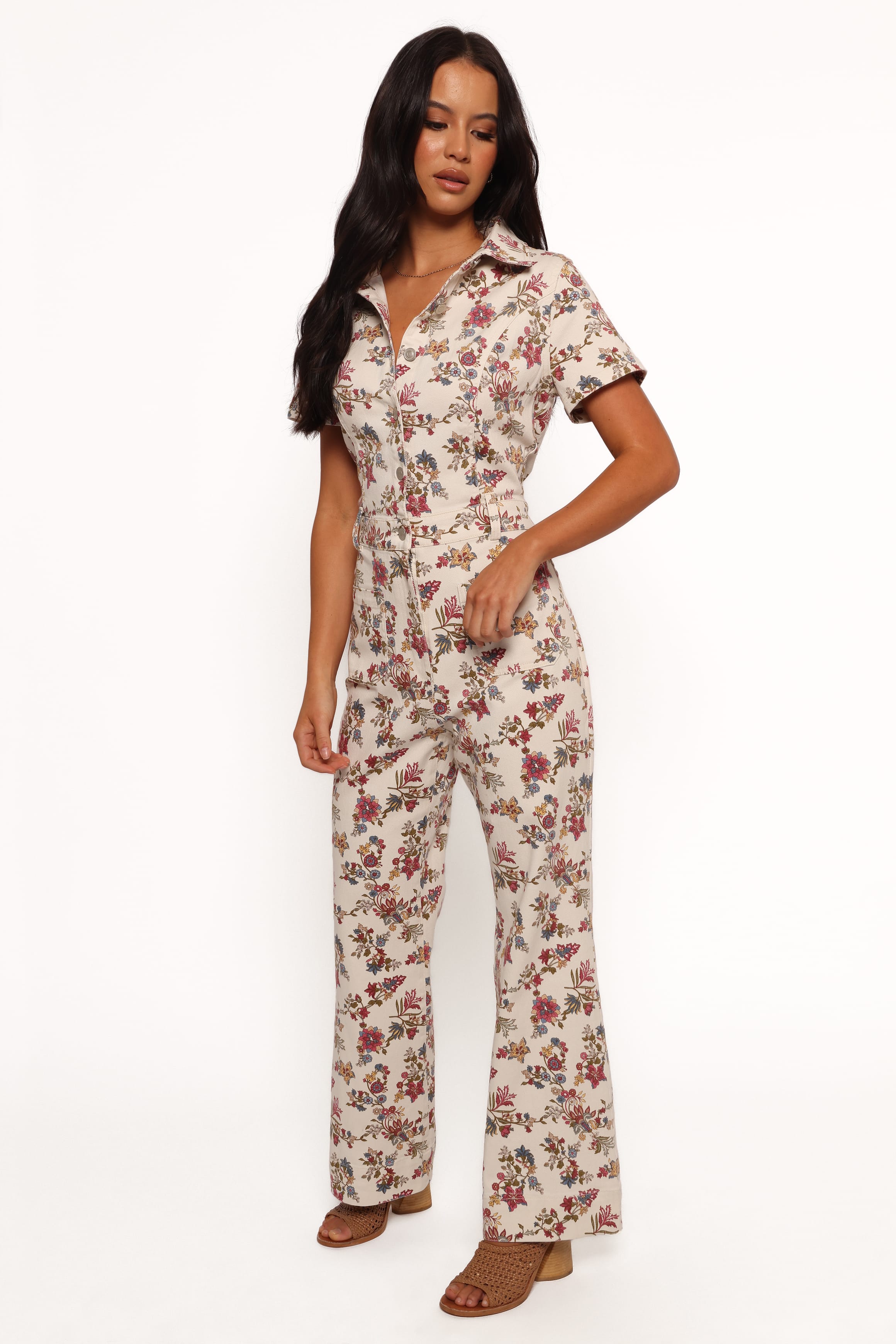 PLAYSUITS Gisel Jumpsuit - Ivory Multi
