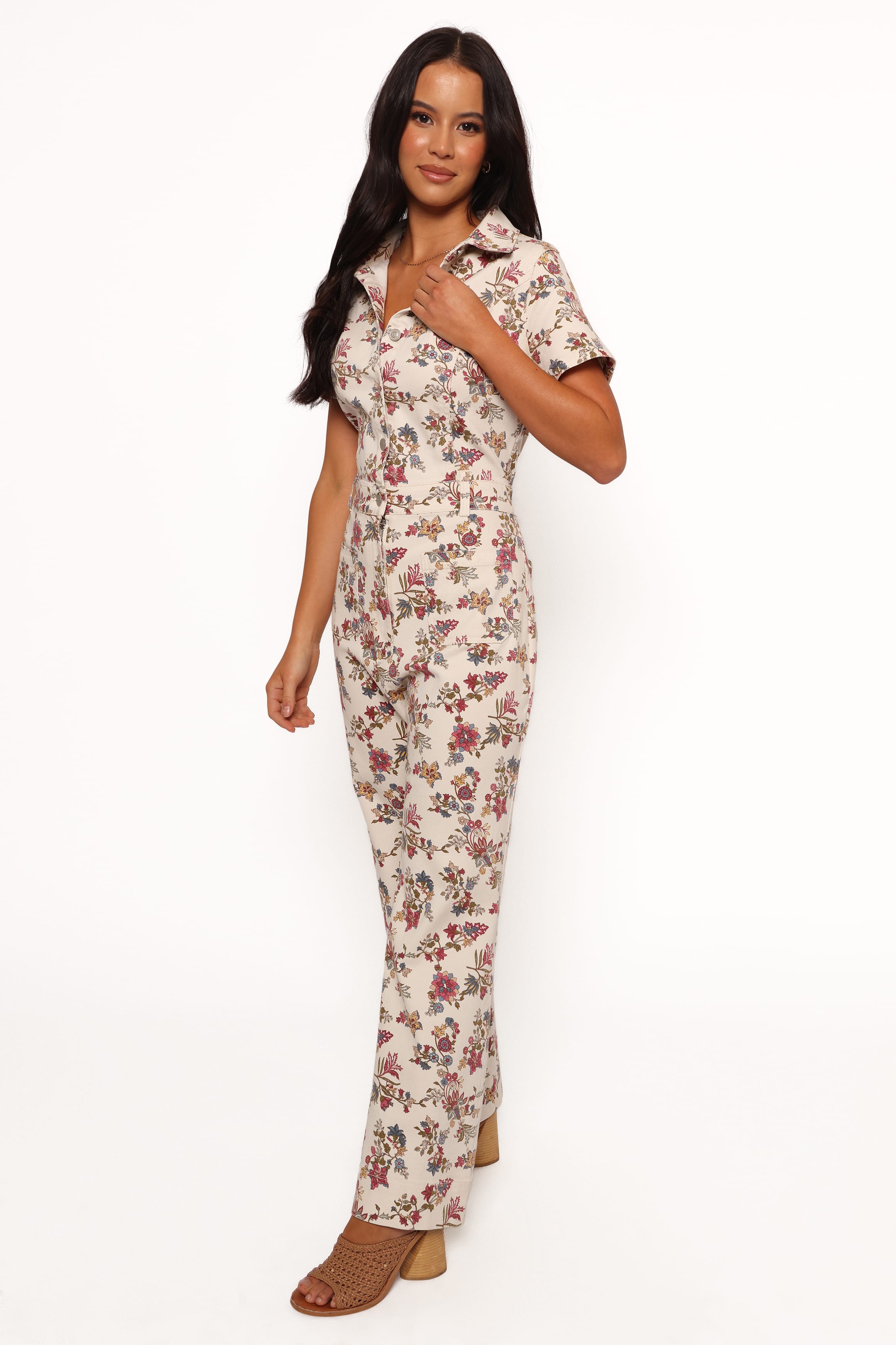 PLAYSUITS Gisel Jumpsuit - Ivory Multi