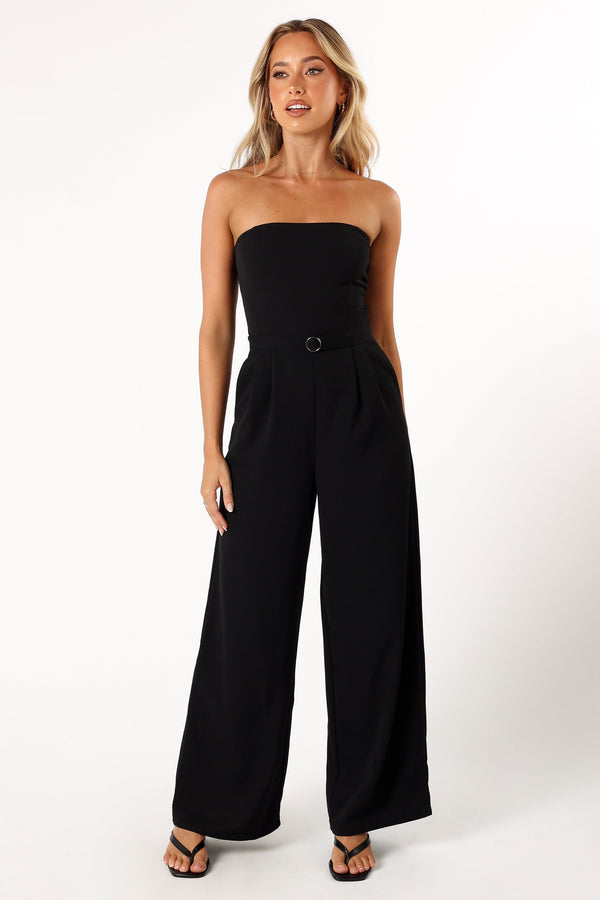 PLAYSUITS @Hansen Strapless Jumpsuit - Black