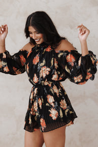 PLAYSUITS Hillary Playsuit - Black Floral