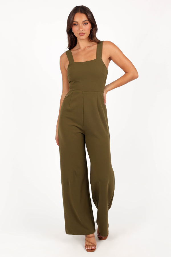 PLAYSUITS Hyatt Jumpsuit - Olive