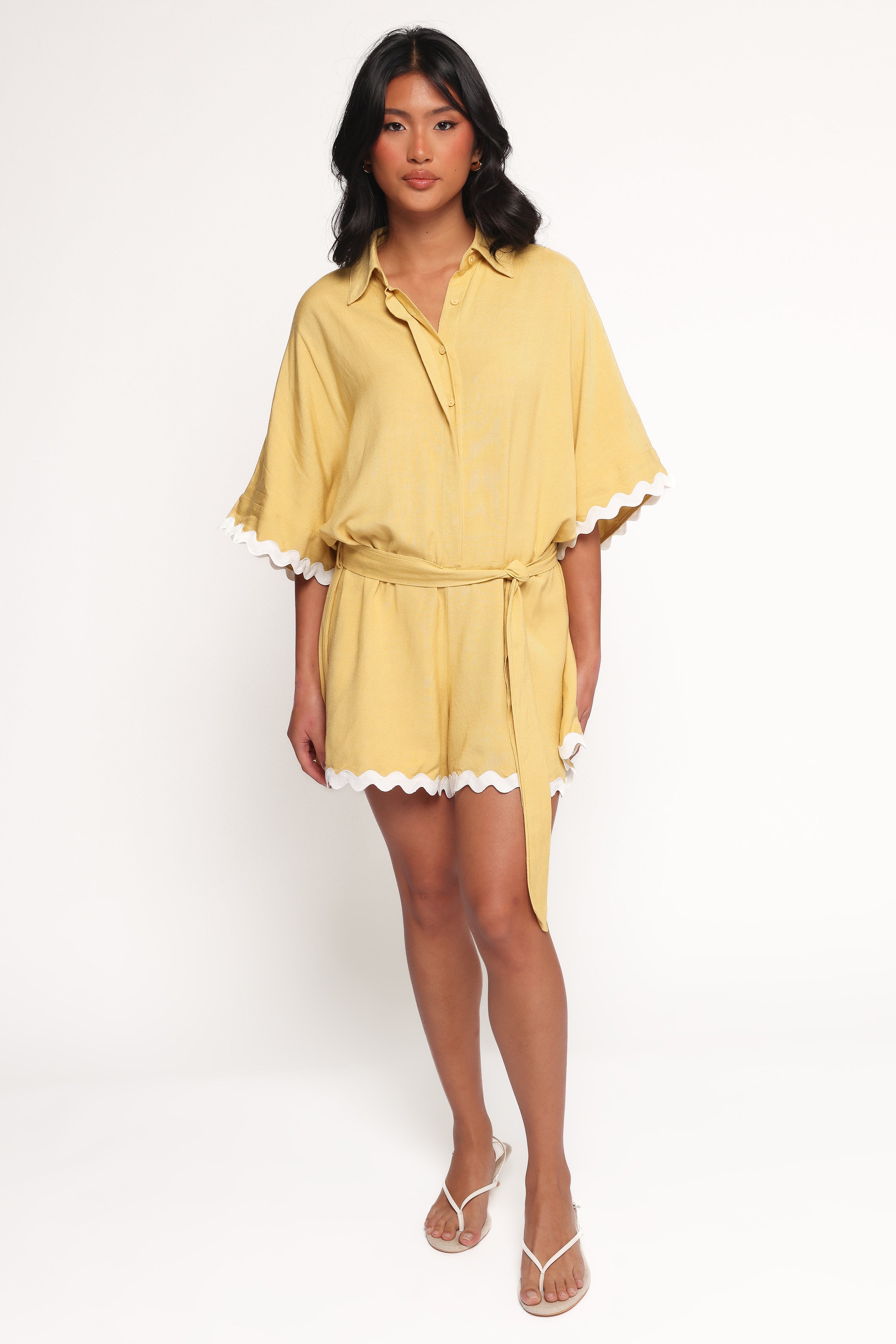 PLAYSUITS Isabella Playsuit - Panna Cotta