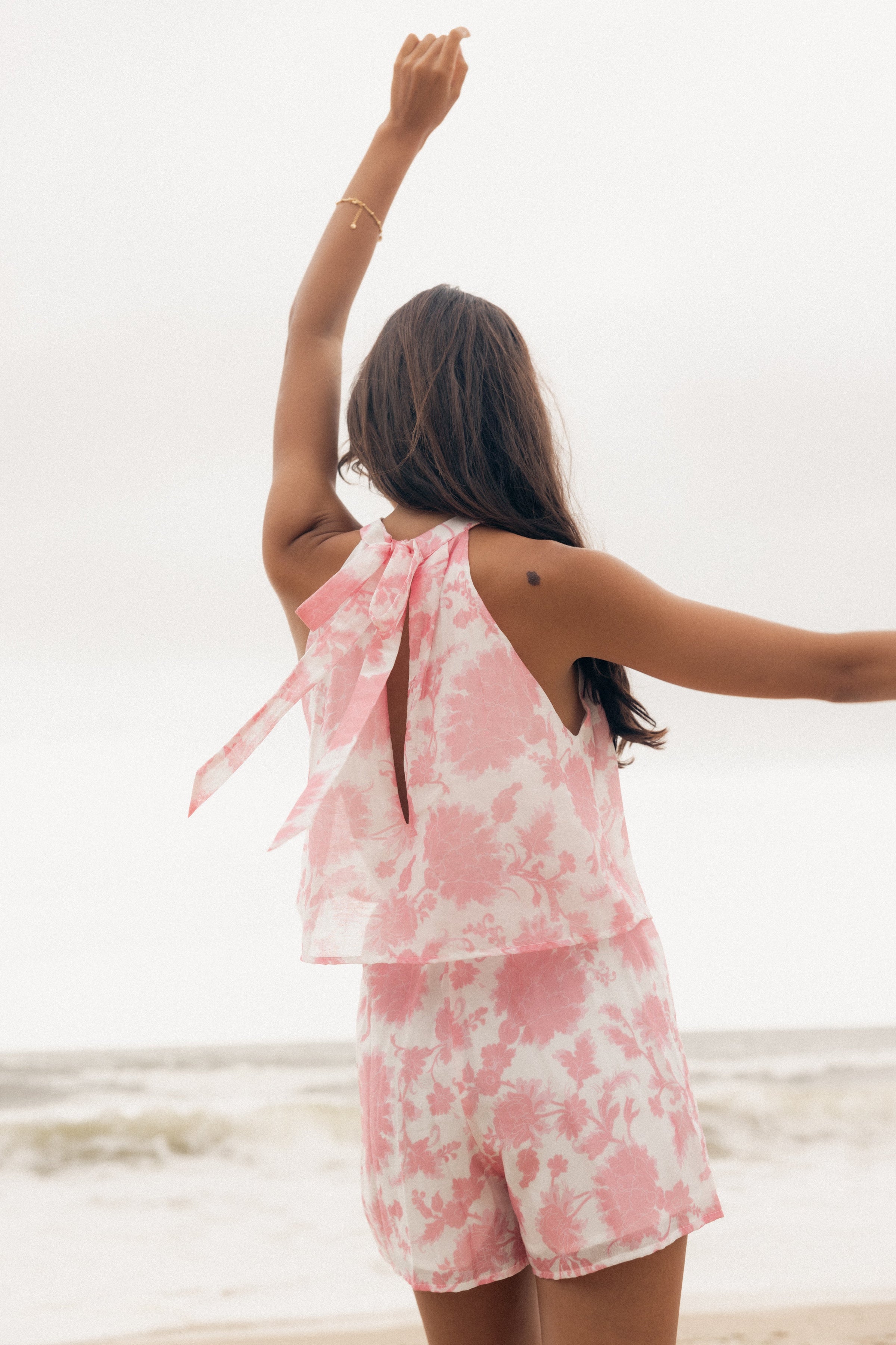 PLAYSUITS Isabelle Playsuit - Pink Floral