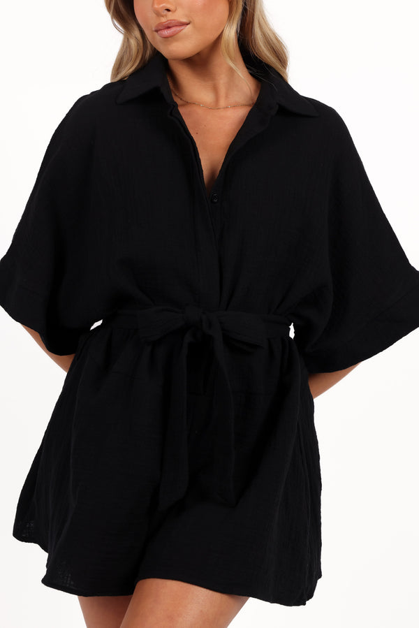 PLAYSUITS Jemmy Romper - Black