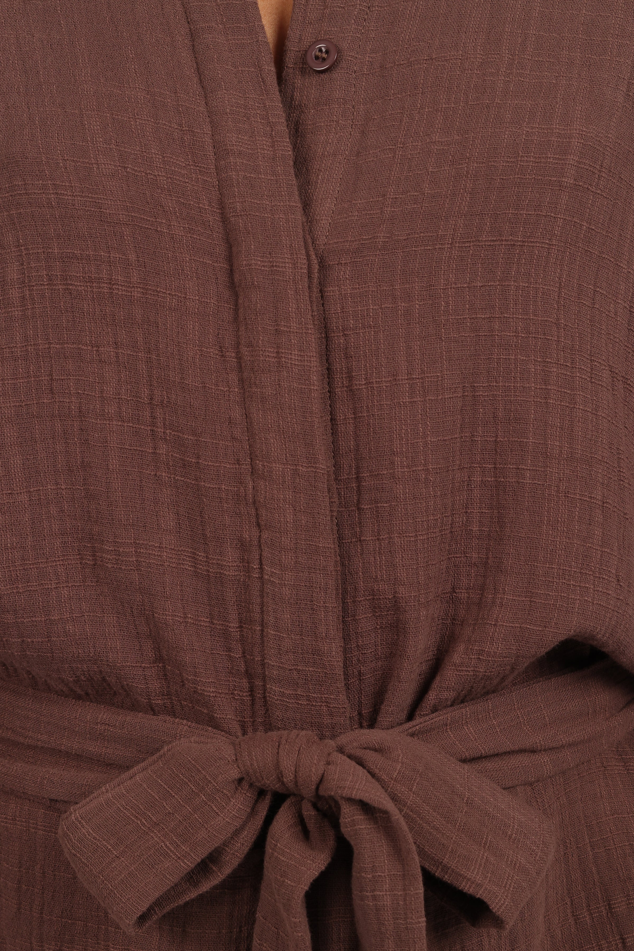 PLAYSUITS Jemmy Romper - Chocolate Brown