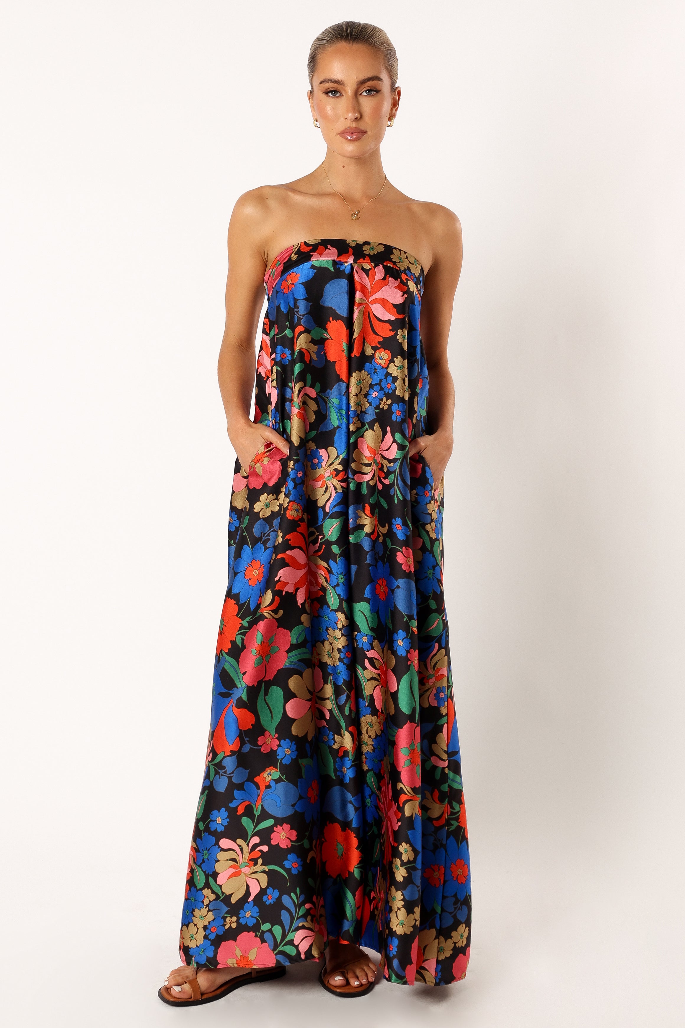 PLAYSUITS @Josephine Strapless Jumpsuit - Black