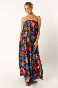 PLAYSUITS @Josephine Strapless Jumpsuit - Black