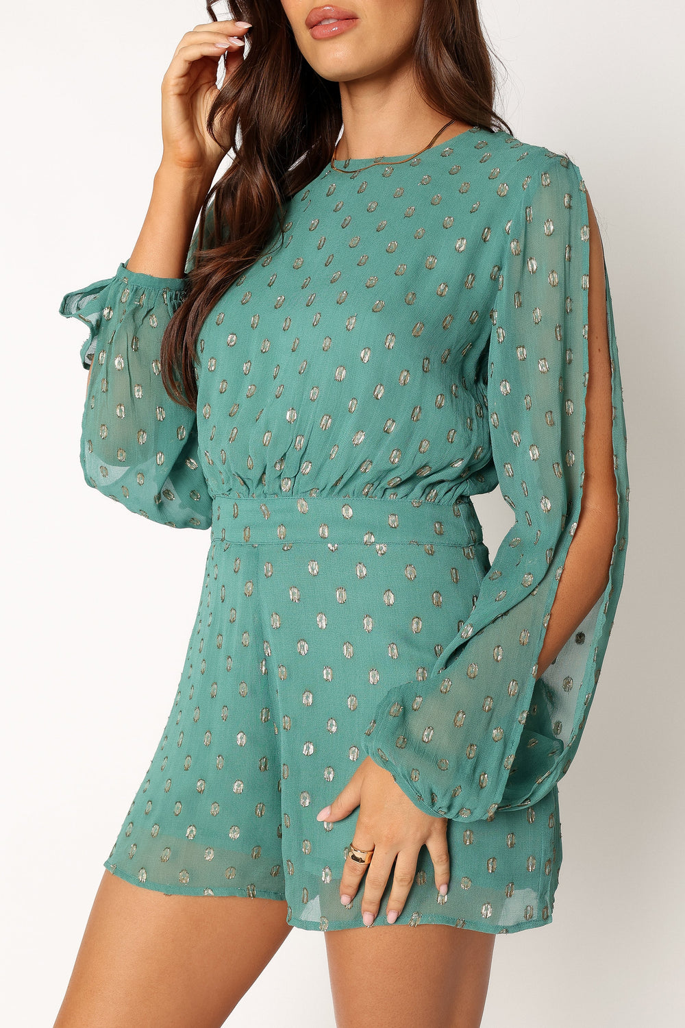 Karma Playsuit Teal Petal & Pup