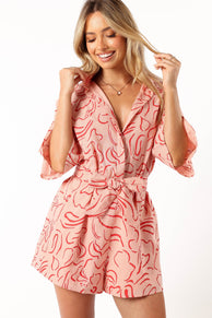 PLAYSUITS @Kellie Playsuit - Pink Floral