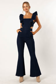 PLAYSUITS @Kimmie Jumpsuit - Dark Denim