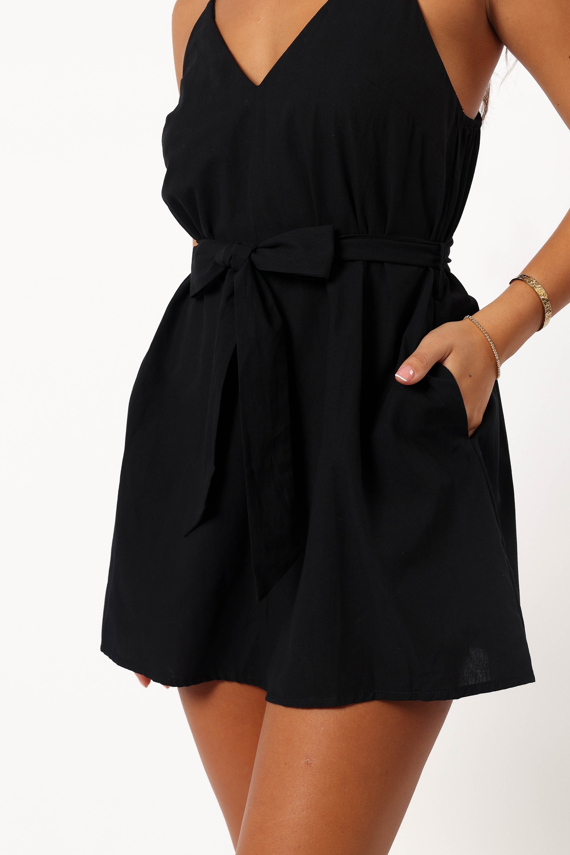 PLAYSUITS @Laddie Playsuit - Black (Hold for Euro Summer)
