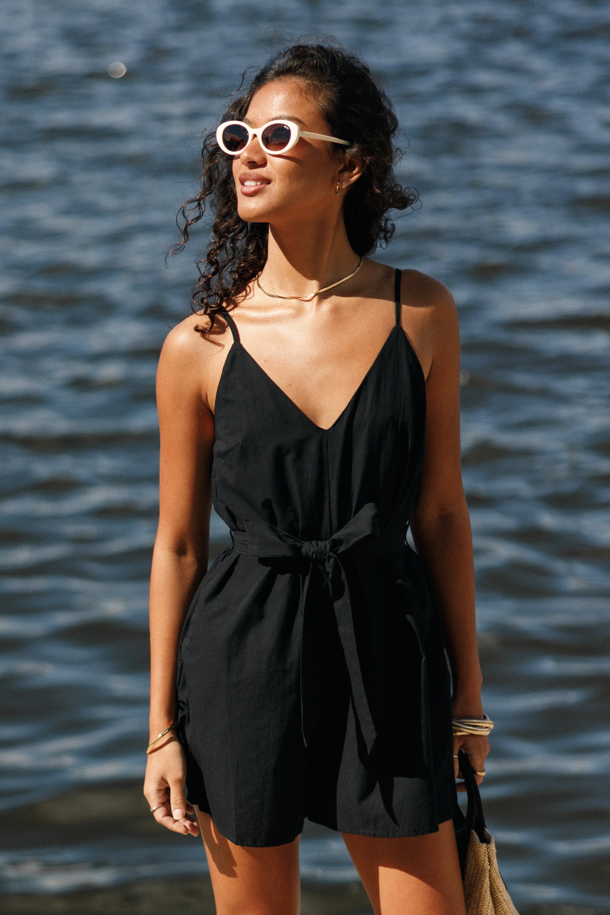 PLAYSUITS @Laddie Playsuit - Black (Hold for Euro Summer)