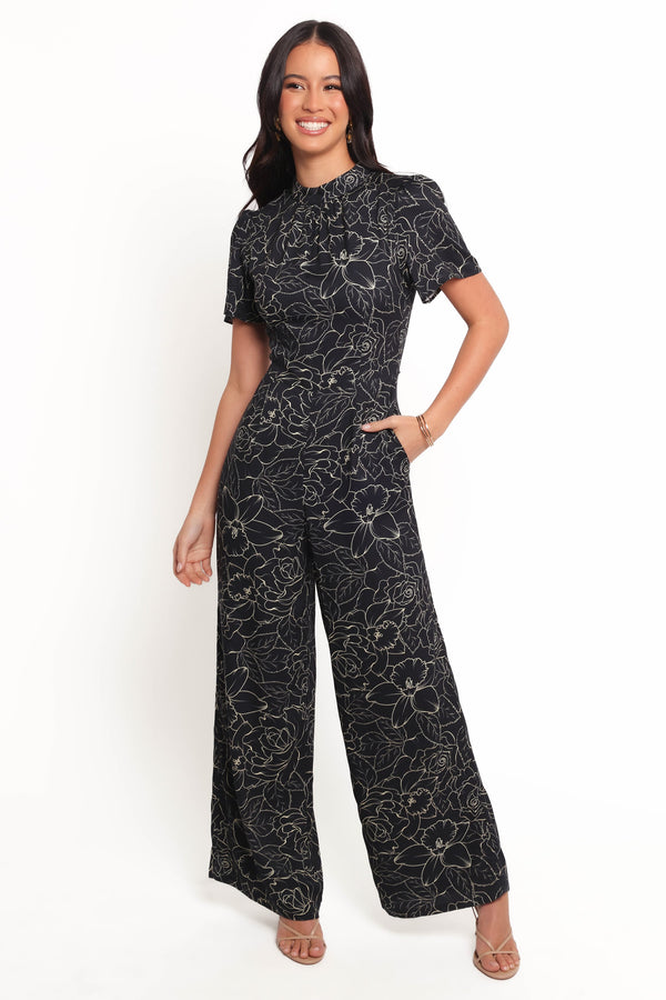 PLAYSUITS Lemao Jumpsuit - Black White