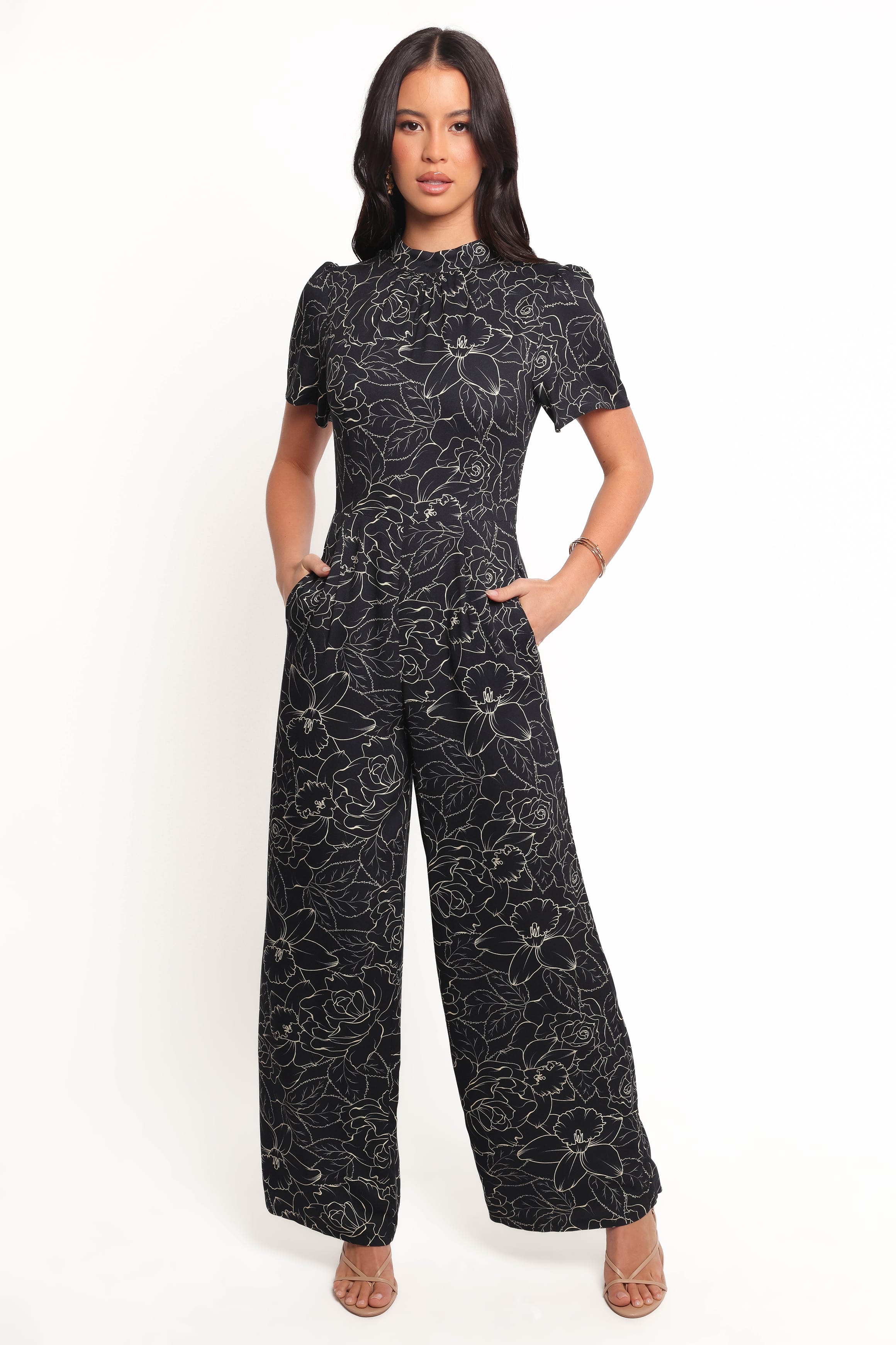 PLAYSUITS Lemao Jumpsuit - Black White