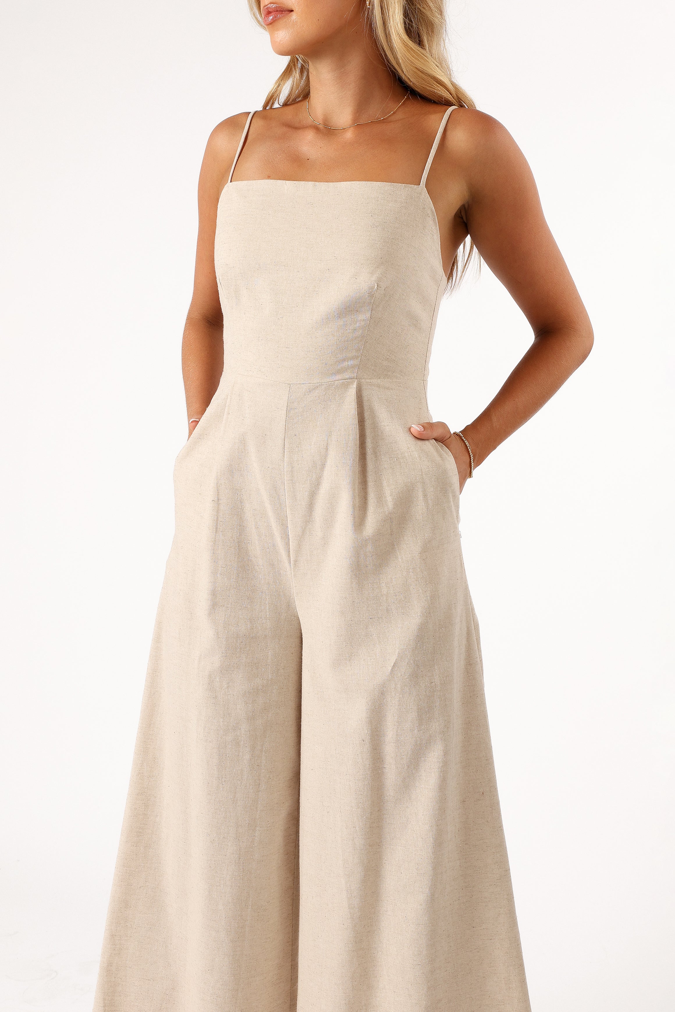 PLAYSUITS @Lila Jumpsuit - Oatmeal