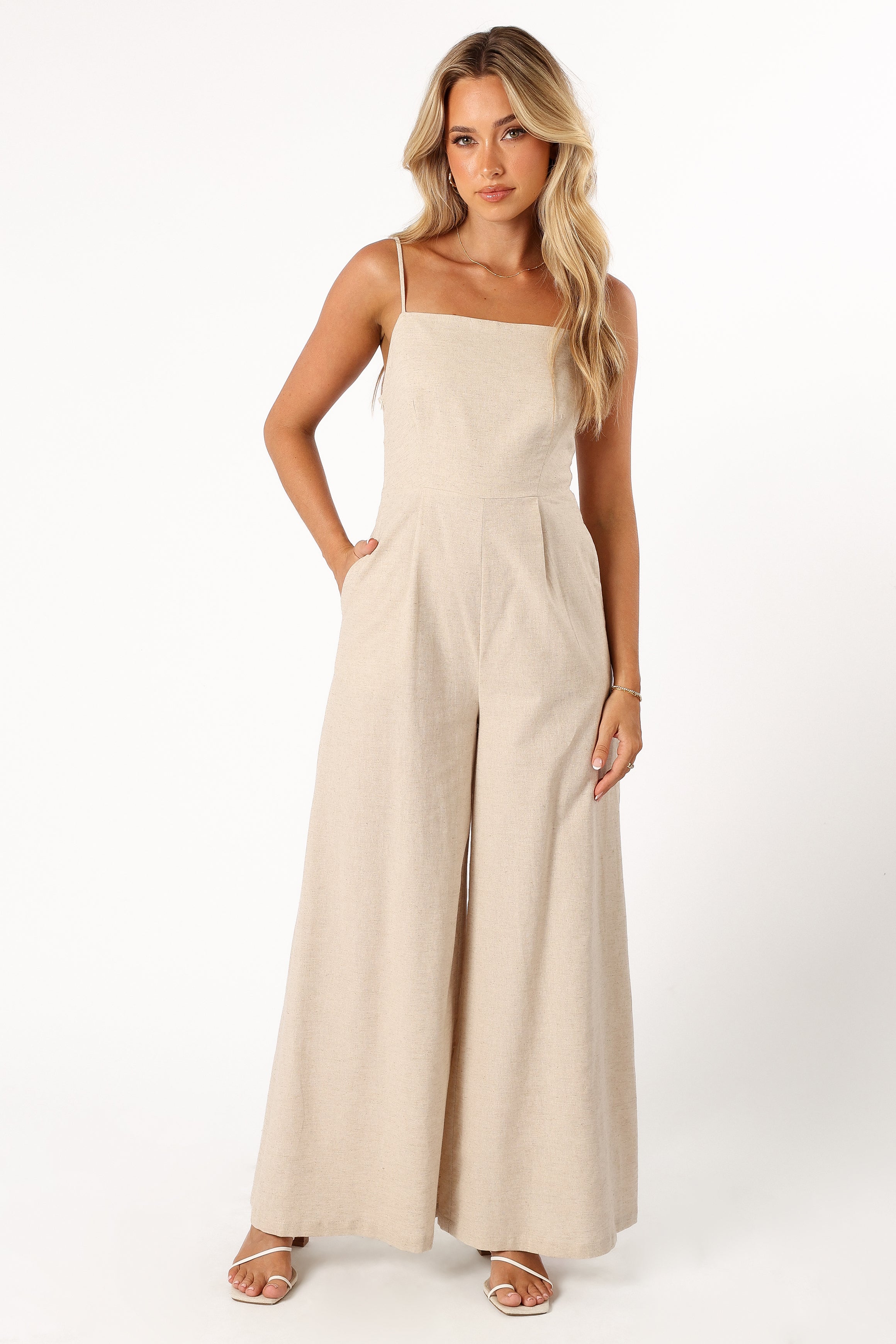 PLAYSUITS @Lila Jumpsuit - Oatmeal