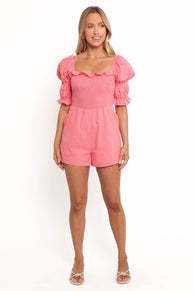 PLAYSUITS Lila Playsuit - Coral