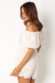 PLAYSUITS @Lilly Playsuit - White