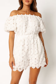 PLAYSUITS @Lilly Playsuit - White