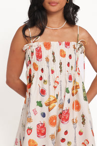 PLAYSUITS Liora Pleated Playsuit - Picnic