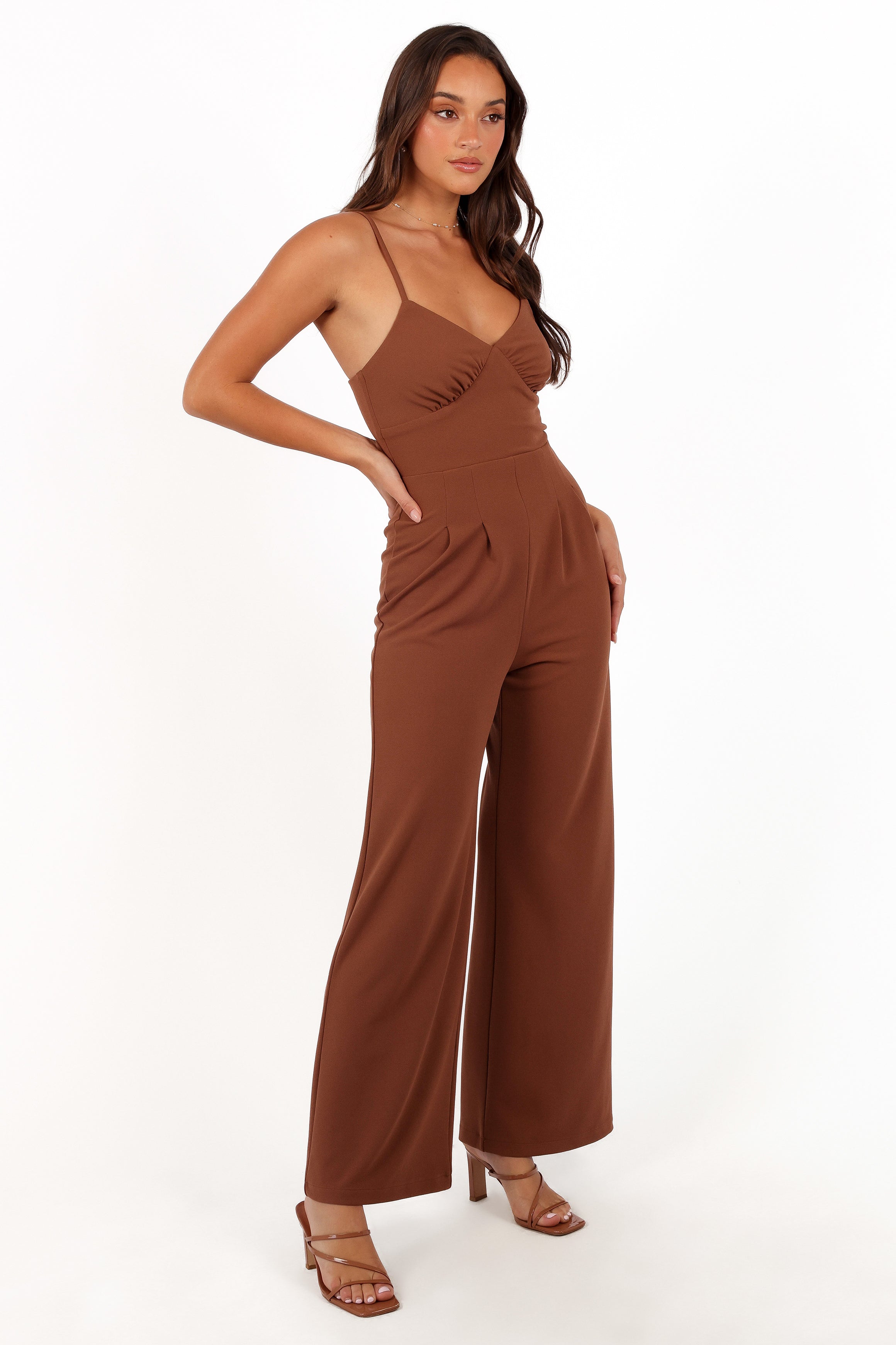 PLAYSUITS Maelle Jumpsuit - Banksia Brown