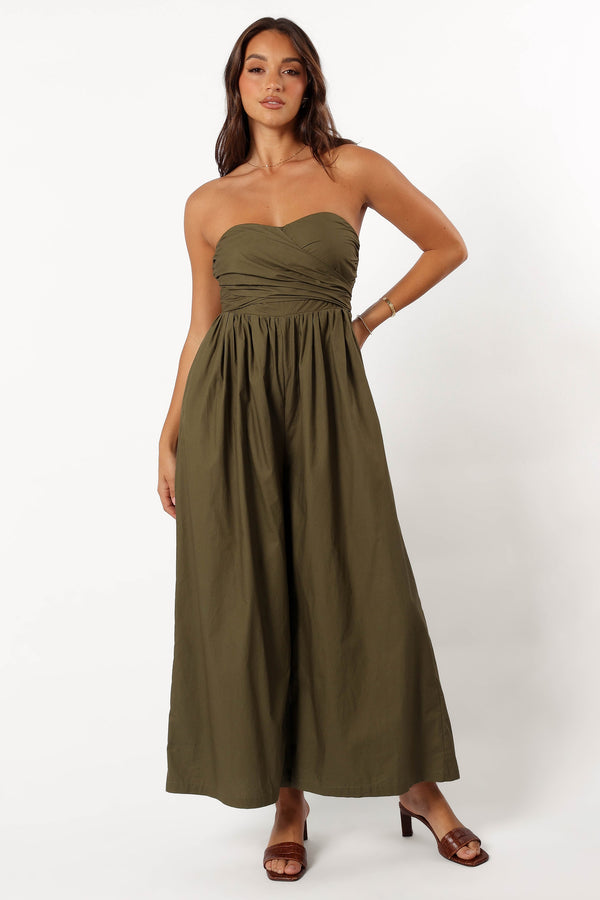 PLAYSUITS @Marias Jumpsuit - Deep Olive