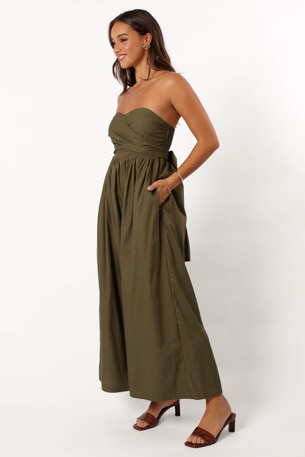 PLAYSUITS @Marias Jumpsuit - Deep Olive