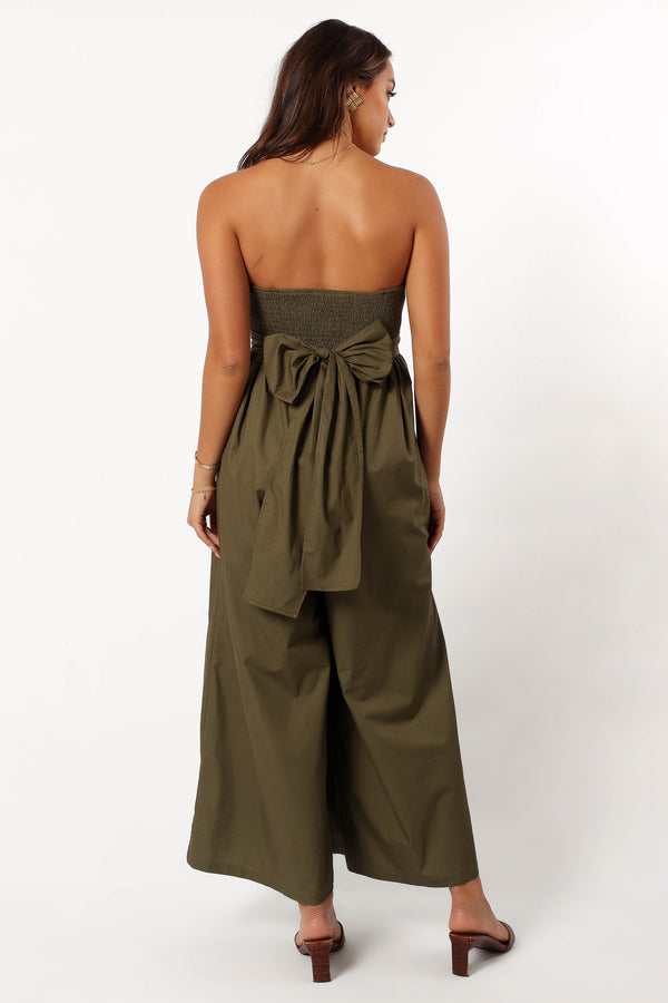 PLAYSUITS Marias Jumpsuit - Deep Olive