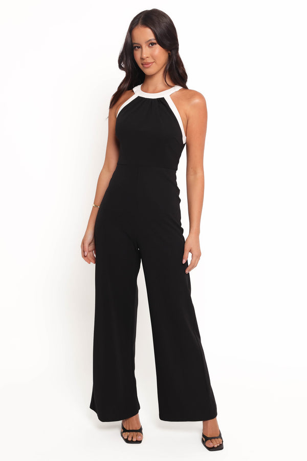 PLAYSUITS Micaela Jumpsuit - Black White