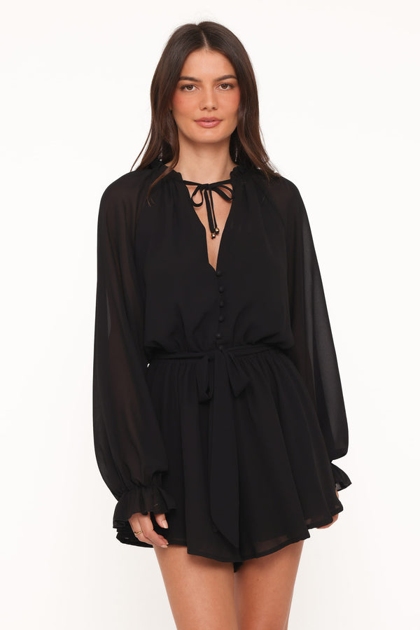 PLAYSUITS @Michelle Playsuit - Black