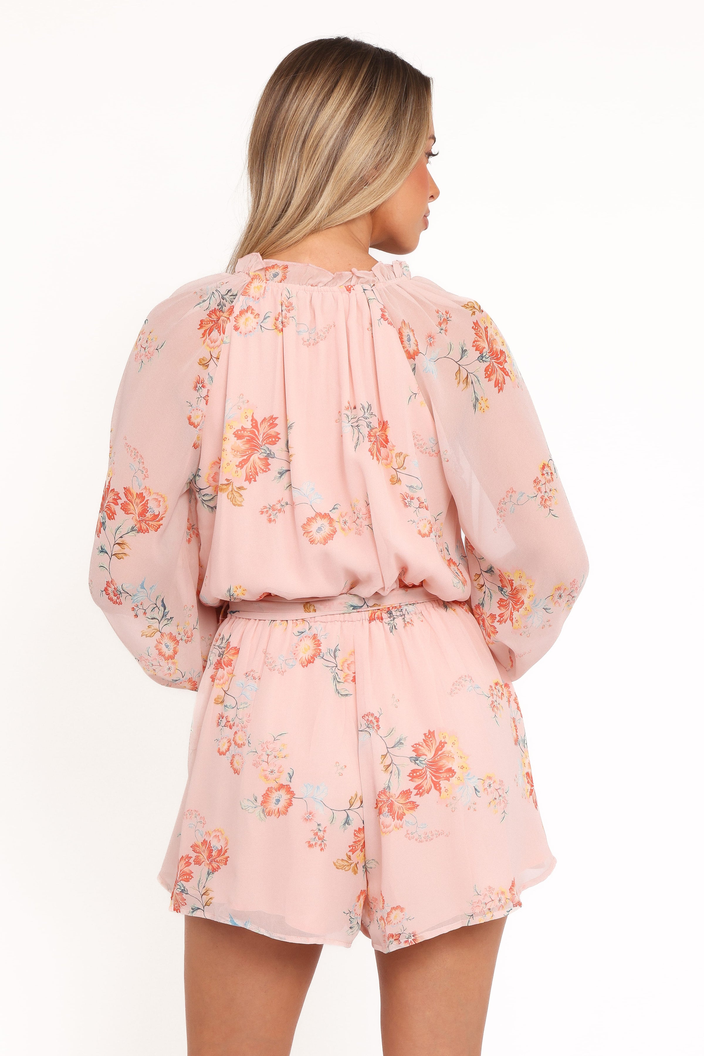PLAYSUITS Michelle Playsuit - Paisley Peach