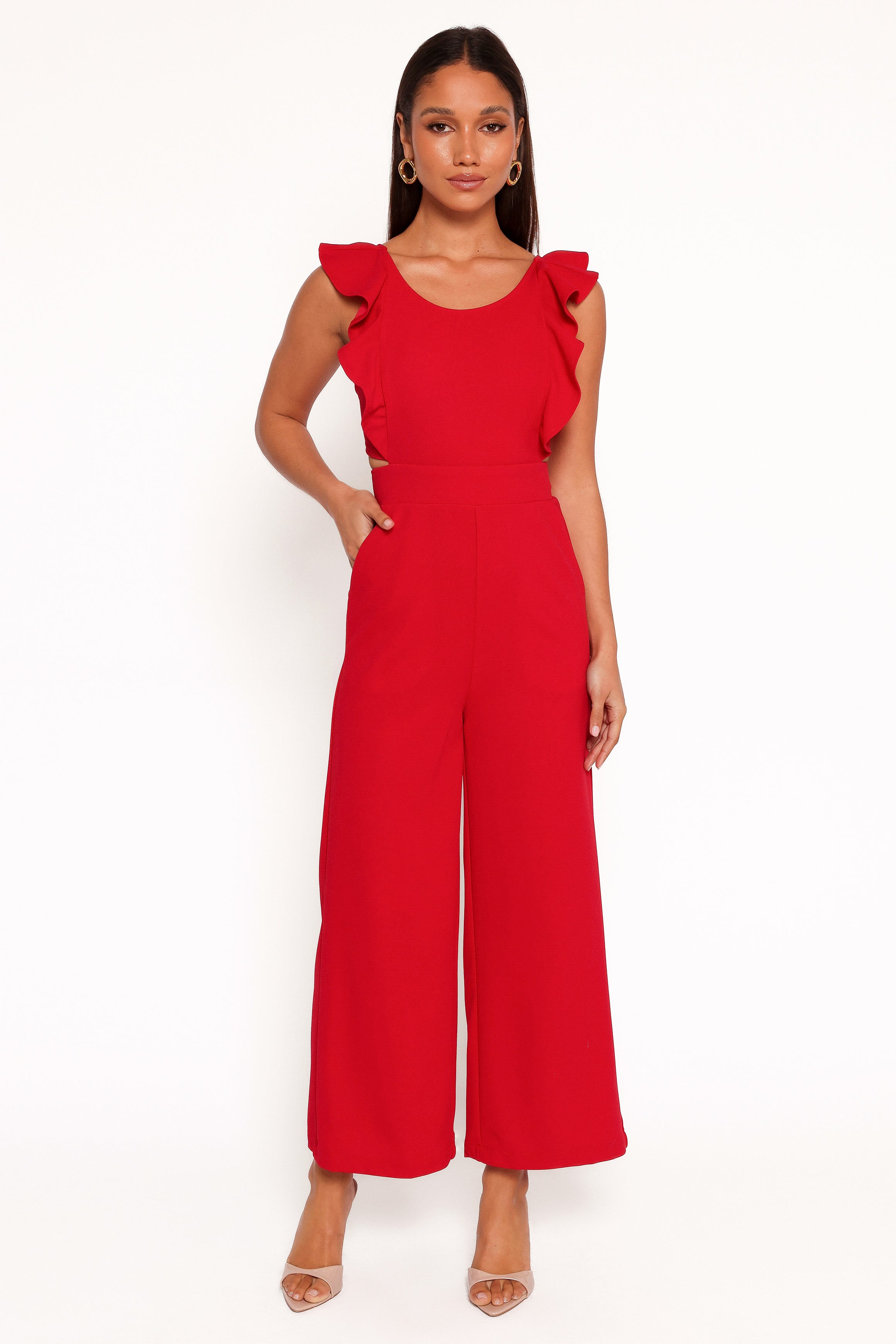 PLAYSUITS Mills Jumpsuit - Red