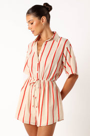 PLAYSUITS @Myles Playsuit - Red Stripe