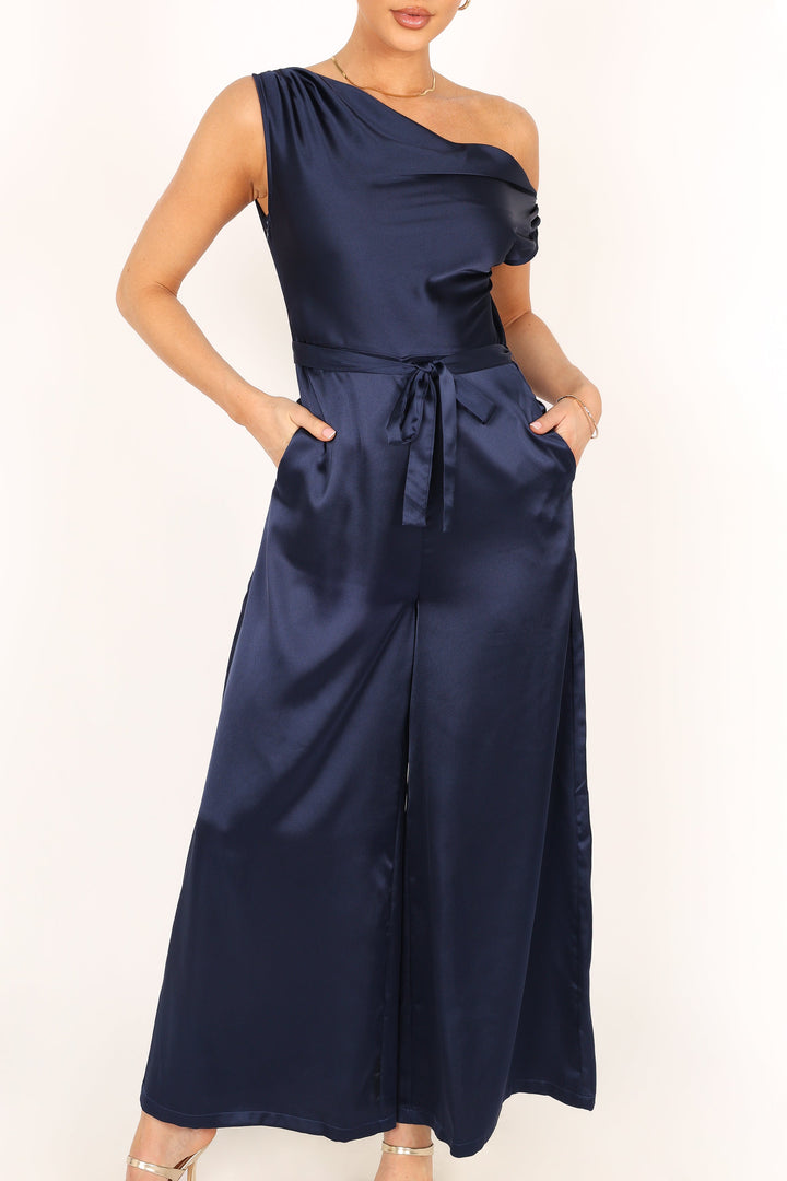 Nikita Jumpsuit - Navy - Petal & Pup