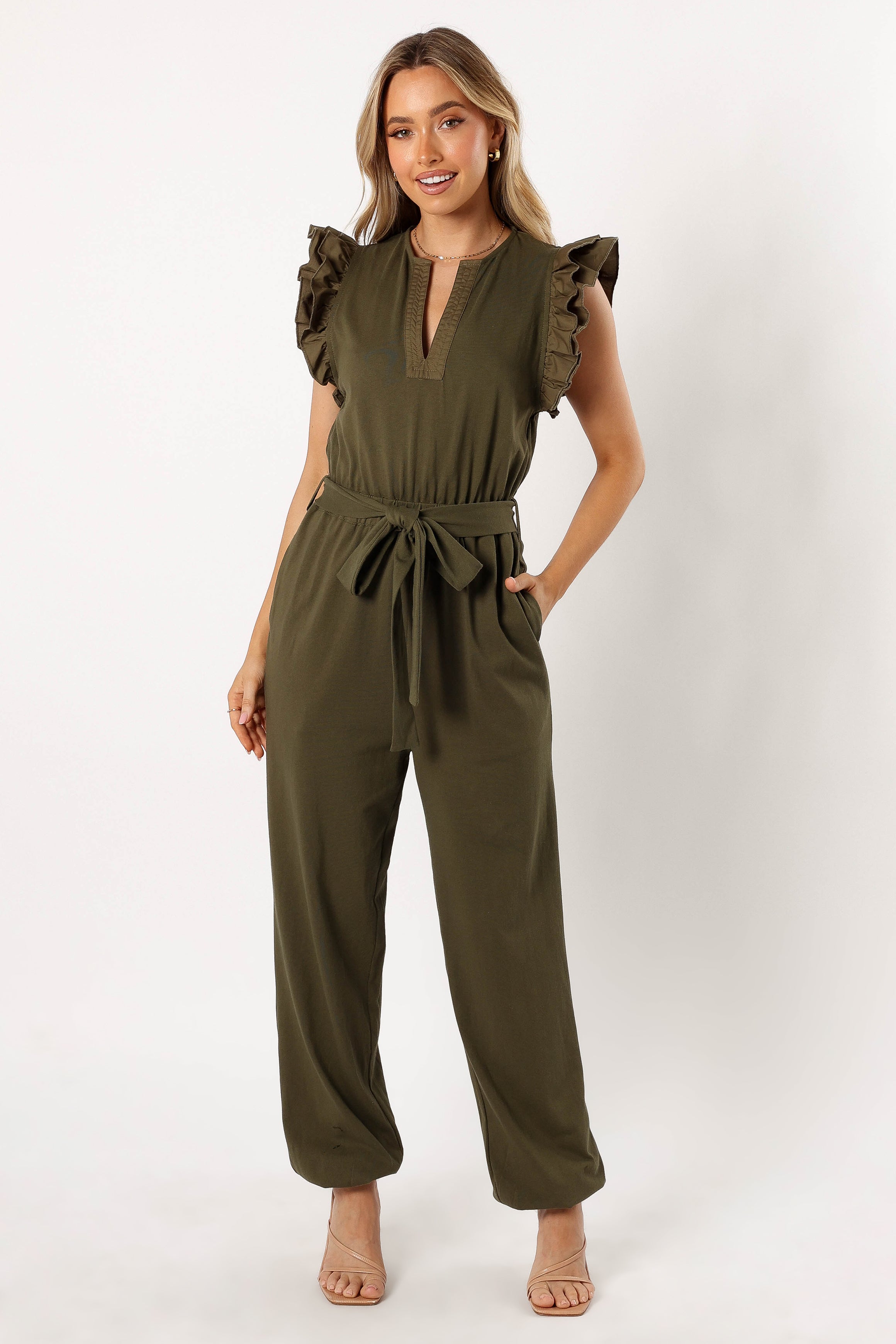 PLAYSUITS @Nixon Jumpsuit - Olive