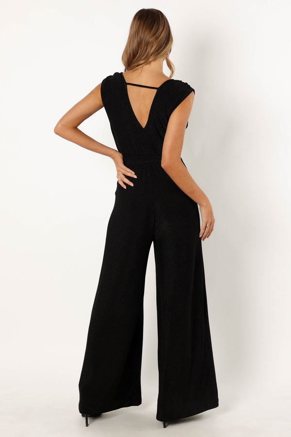 PLAYSUITS @Nora Wide Leg Jumpsuit - Black