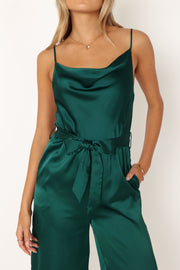 PLAYSUITS @Persia Jumpsuit - Green