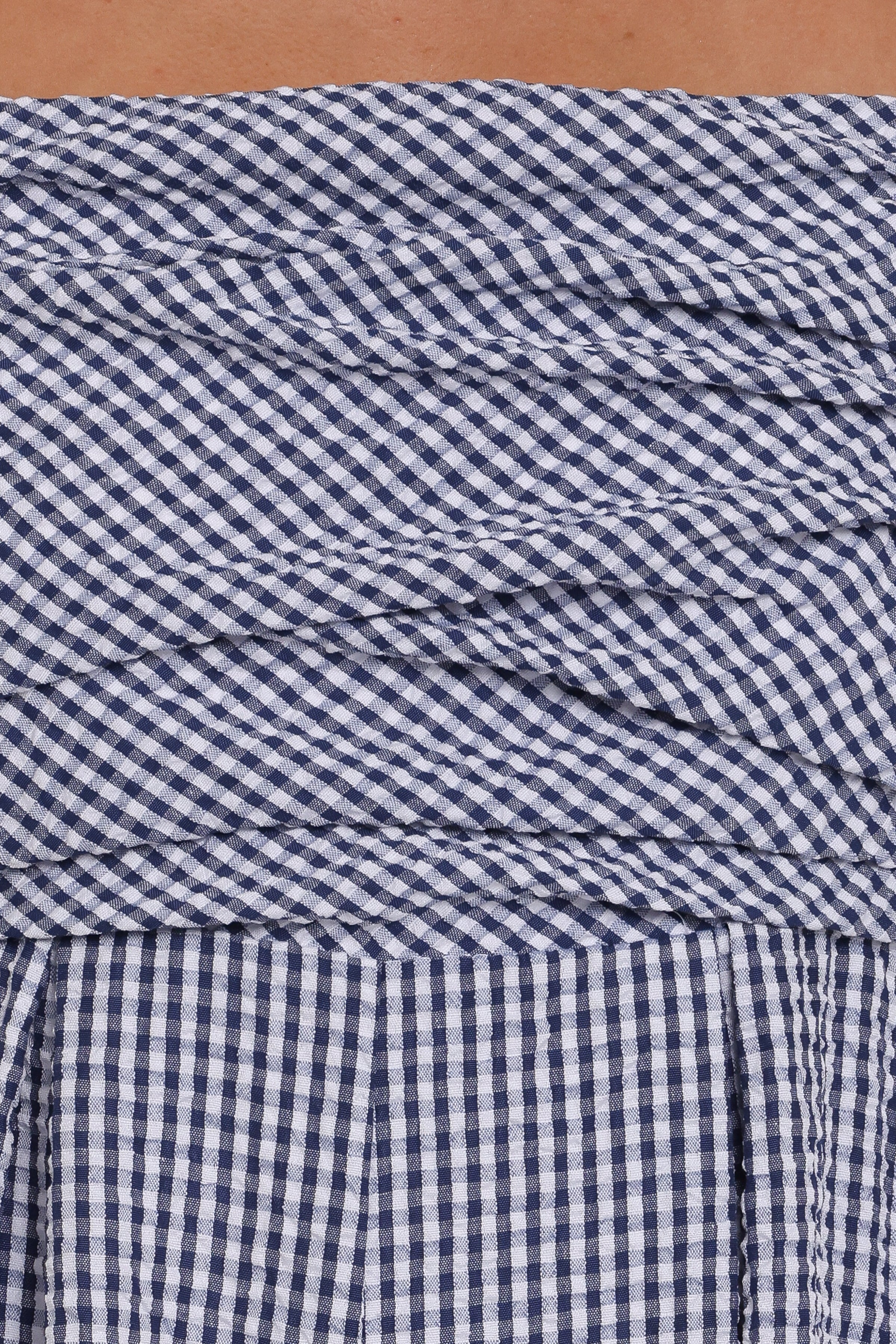 PLAYSUITS Pricilla Jumpsuit - Blue Gingham